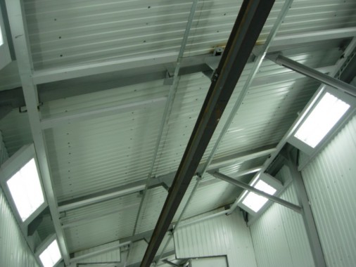 Уличная окрасочная камера для металлоконструкций SPK