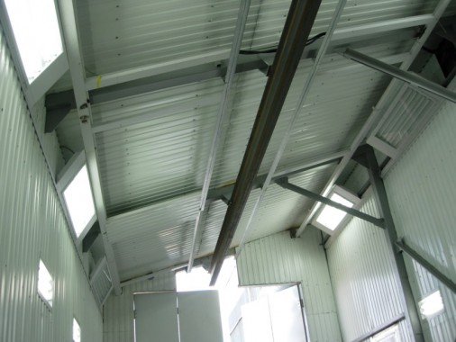 Уличная окрасочная камера для металлоконструкций SPK