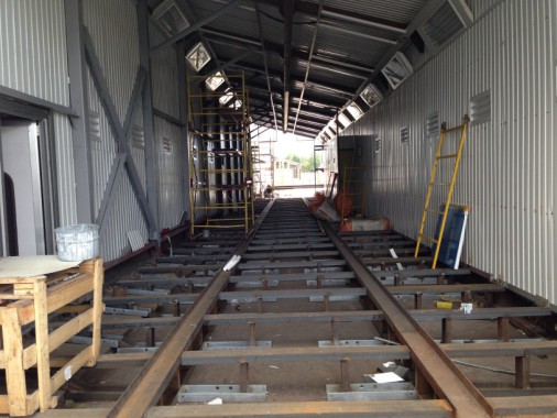 Уличная окрасочная камера для металлоконструкций SPK