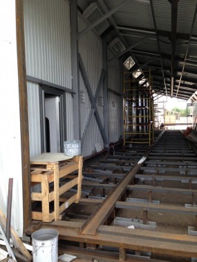 Уличная окрасочная камера для металлоконструкций SPK