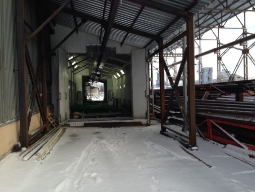 Уличная окрасочная камера для металлоконструкций SPK