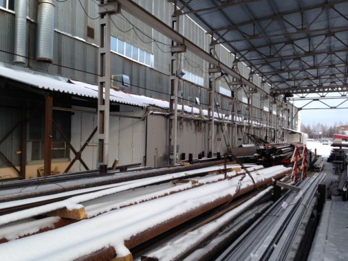 Строительство окрасочной камеры для металлоконструкций уличного исполнения SPK-Россия