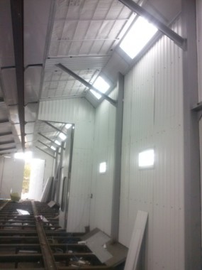 Строительство окрасочной камеры для металлоконструкций уличного исполнения SPK-Россия