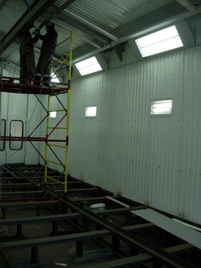 Строительство окрасочной камеры для металлоконструкций уличного исполнения SPK-Россия