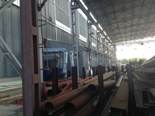 Строительство окрасочной камеры для металлоконструкций уличного исполнения SPK-Россия