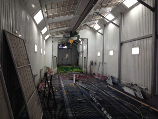 Строительство окрасочной камеры для металлоконструкций уличного исполнения SPK-Россия