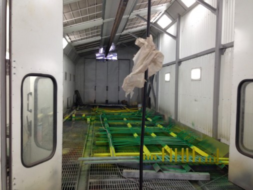 Строительство окрасочной камеры для металлоконструкций уличного исполнения SPK-Россия