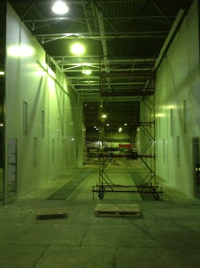 Строительство окрасочно-сушильной камеры для грузовых автомобилей ИВЕКО г Миаcс