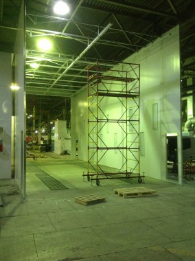 Строительство окрасочно-сушильной камеры для грузовых автомобилей ИВЕКО г Миаcс