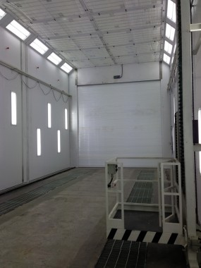 Строительство окрасочно-сушильной камеры для грузовых автомобилей ИВЕКО г Миаcс