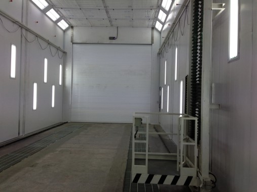 Строительство окрасочно-сушильной камеры для грузовых автомобилей ИВЕКО г Миаcс