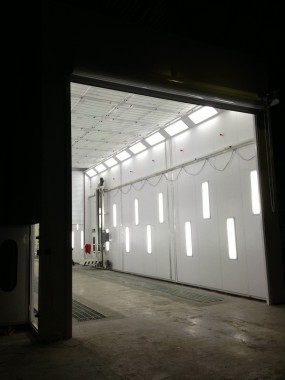 Строительство окрасочно-сушильной камеры для грузовых автомобилей ИВЕКО г Миаcс