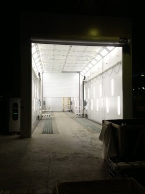 Строительство окрасочно-сушильной камеры для грузовых автомобилей ИВЕКО г Миаcс