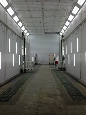 Строительство окрасочно-сушильной камеры для грузовых автомобилей ИВЕКО г Миаcс