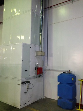 Строительство окрасочно-сушильной камеры для грузовых автомобилей ИВЕКО г Миаcс