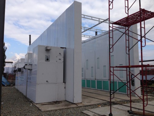 Окрасочно-сушильная камера для цистерн и вагонов в уличном исполнении г. Партизанск SPK-18x6x6 Россия