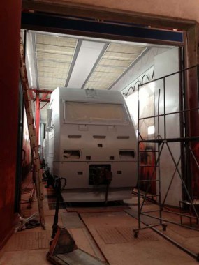 Реконструкция окрасочно-сушильной камеры для вагонов РПМ, г. Екатеринбург