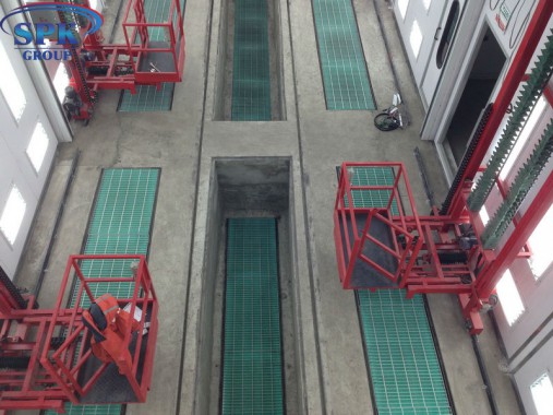 Реальные фото покрасочной камеры для жд вагонов