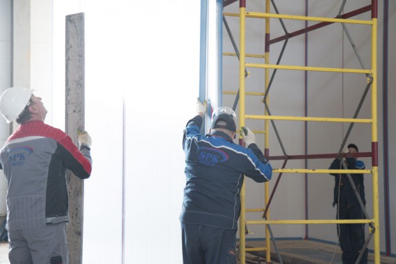 Строительство моечной камеры на Заводе по производству дизельных двигателей GEVO. Строительство моечной камеры на Заводе по производству дизельных двигателей GEVO.