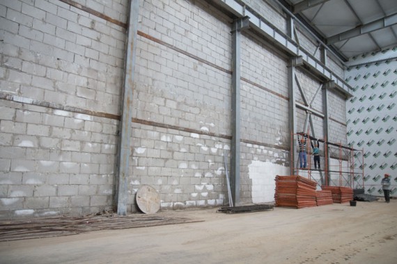 Строительство моечной камеры на Заводе по производству дизельных двигателей GEVO. Строительство моечной камеры на Заводе по производству дизельных двигателей GEVO.