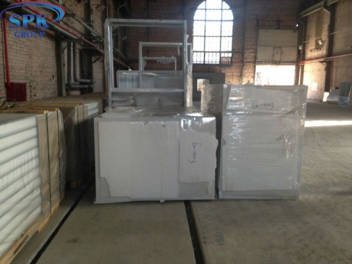 Фото окрасочной камеры для вагонов СПК