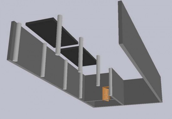 Зона подготовки к покраске автобусов с подогревом (для Тобольское ПАТП)