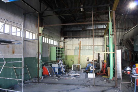 Зона подготовки к покраске автобусов с подогревом (для Тобольское ПАТП)