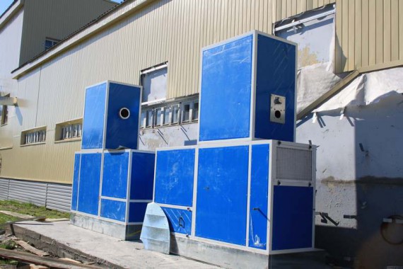 Зона подготовки к покраске автобусов с подогревом (для Тобольское ПАТП)