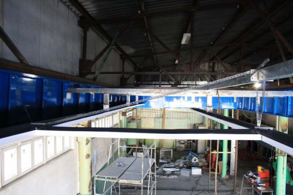 Зона подготовки к покраске автобусов с подогревом (для Тобольское ПАТП)