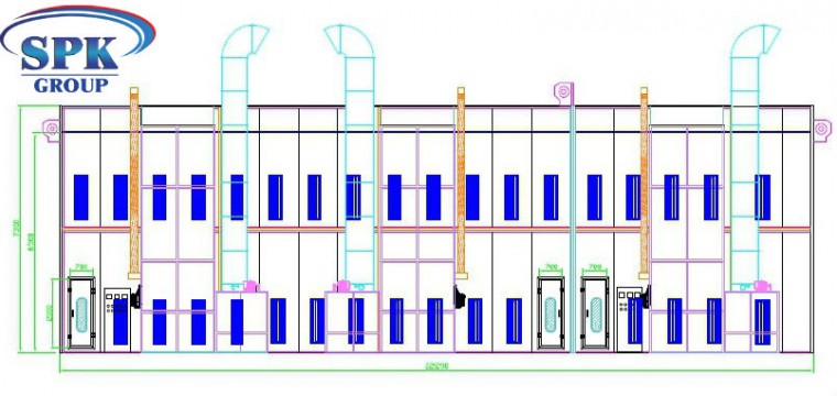 Камера для окрашивания вагонов SPK GROUP 