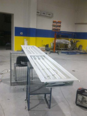 Реставрация покрасочно-сушильной камеры ЧЕРИ г. Нижний Тагил (установка трех зон подготовки к окраске)