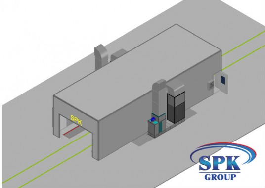 Окрасочно-сушильная камера для металлоконструкций SPK GROUP