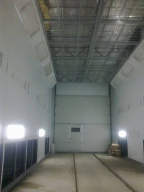 Демонтаж покрасочно-сушильной камеры для металлоконструкций "СтройМеханизация"