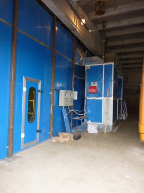 Модернизация покрасочной камеры для грузовых автомобилей г. Арамиль Урал