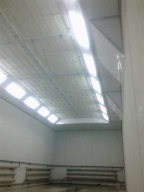 Модернизация покрасочной камеры для грузовых автомобилей г. Арамиль Урал