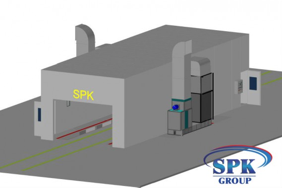 Окрасочно-сушильная камера для металлоконструкций SPK GROUP