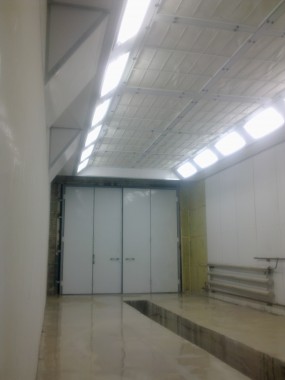 Модернизация покрасочной камеры для грузовых автомобилей г. Арамиль Урал