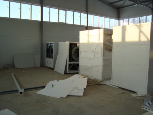 Покрасочно-сушильная камера для сварных металлоконструкций SPK-8х6х4