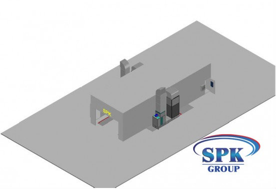 Окрасочно-сушильная камера для металлоконструкций SPK GROUP
