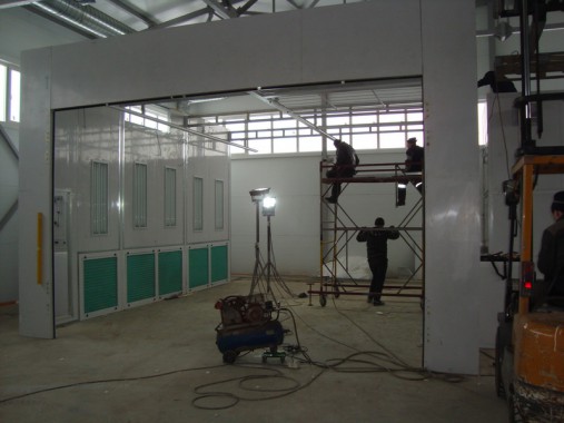 Покрасочно-сушильная камера для сварных металлоконструкций SPK-8х6х4