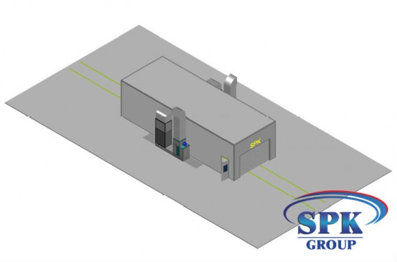 Окрасочно-сушильная камера для металлоконструкций SPK GROUP