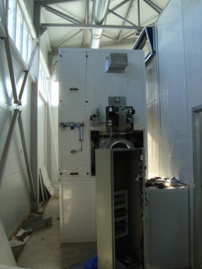 Покрасочно-сушильная камера для сварных металлоконструкций SPK-8х6х4