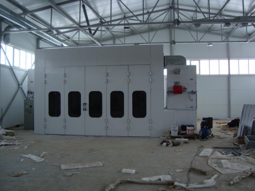 Покрасочно-сушильная камера для сварных металлоконструкций SPK-8х6х4