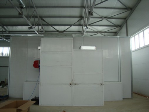 Покрасочно-сушильная камера для сварных металлоконструкций SPK-8х6х4