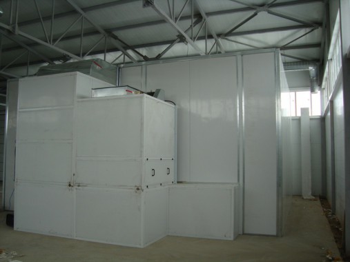 Покрасочно-сушильная камера для сварных металлоконструкций SPK-8х6х4