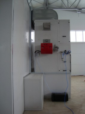 Покрасочно-сушильная камера для сварных металлоконструкций SPK-8х6х4