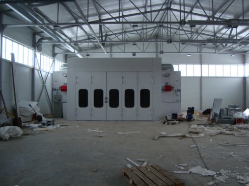 Покрасочно-сушильная камера для сварных металлоконструкций SPK-8х6х4