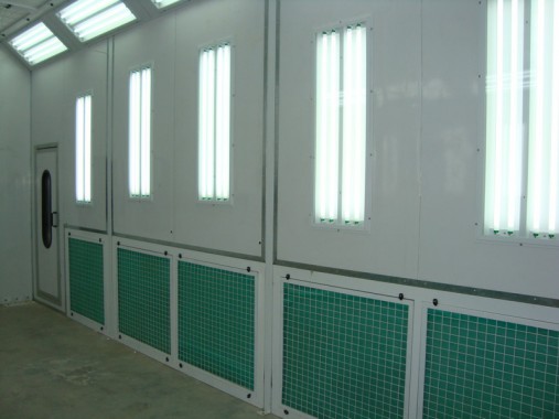 Покрасочно-сушильная камера для сварных металлоконструкций SPK-8х6х4