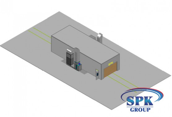Окрасочно-сушильная камера для металлоконструкций SPK GROUP