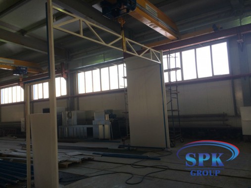 Окрасочно-сушильная камера для металлоконструкций SPK GROUP